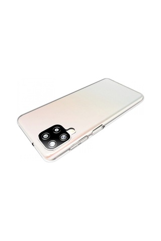 Samsung Galaxy Uyumlu A12 Kılıf Ultra Ince Esnek Süper Silikon 0.3mm R66788:şeffaf