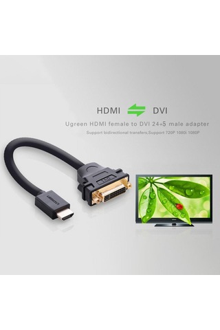 Ugreen Hdmi To Dvi 24+5 Dönüştürücü Kablo