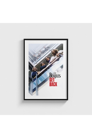 The Beatles Get Back Dizi Posteri Tablo Çerçeveli Poster Duvar Dekorasyonu Siyah Çerçeveli Tablo Siyah Çerçeveli Tablo Dn11d470sıyah