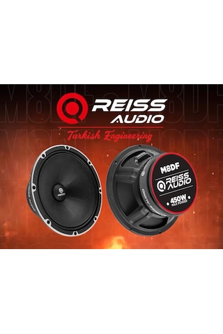 Reiss Audıo Rs-m8df 20cm Midrange 450wat 200rms İki Adet