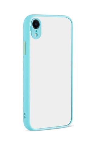 Apple Uyumlu iPhone Xr 6.1 Kılıf Zore Hux Kapak Turkuaz