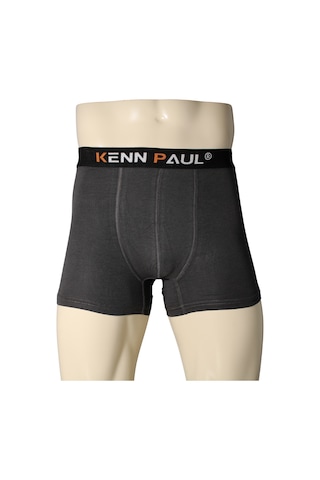 Kenn Paul Erkek Füme Premium Modal Boxer Yumuşak Kumaş Yetişkin Boxer Füme