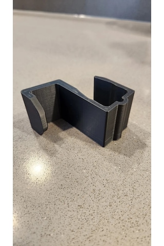 Çerçevelii Duşakabinlere Özel Askı 2 Adet Siyah