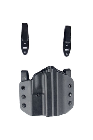 Universal Çek At Polimer Silah Kılıfı Tam Boy Siyah-4222