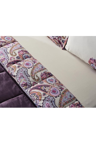 Doqu Home Serra Next Comforter Set Çift Kişilik Mor