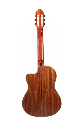 Valencia Vc774tce Elektro Klasik Gitar İnce Kasa Thin Body - Masif Kapak - Ekolayzırlı