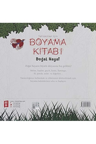Boyama Kitabı - Doğal Hayat: Yetişkinler İçin