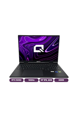 Quantum Gaming Riftblade 16 S i5-13420H 16 GB 500 GB NVMe SSD 8 GB RTX5050 16" Free Dos Dizüstü Bilgisayar