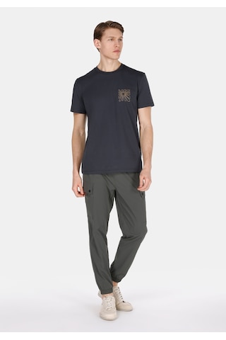 Colins Regular Fit Yuvarlak Yaka Düz Erkek Gri Kısa Kol Tişört Cl1074050 Q1.v1 Dgr Koyu Gri