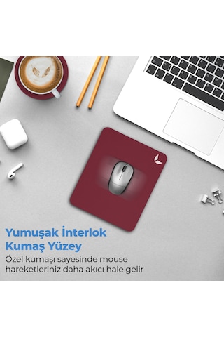 Golite Küçük Mouse Pad Bordo 18X22