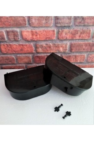 Fare İstasyonu 2  Adet Fare Kabı Fare Yem Kabı Fare Zehir Kabı Fa