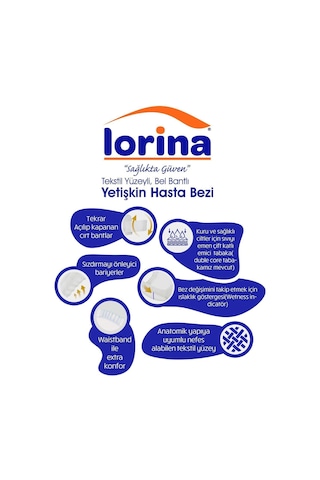 Lorina Bel Bantlı Hasta Bezi L 30 Lu L