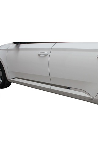 Skoda Super B8 Yan Kapı Çıtası 4 Prç. Krom 2015 ve Sonrası