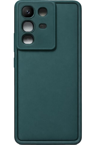İnfinix Note50-4g Ve Note50pro Uyumlu Kamera Çıkıntılı Mat Silikon Telefon Kılıfı Yeşil