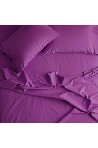 Prime Sleeks %100 Pamuk Yastık Kılıfı 2 Adet - Mor - 50x70cm Mor