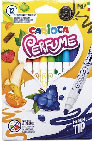 Carioca Perfume Kokulu Keçeli Boya Kalemi 12'li