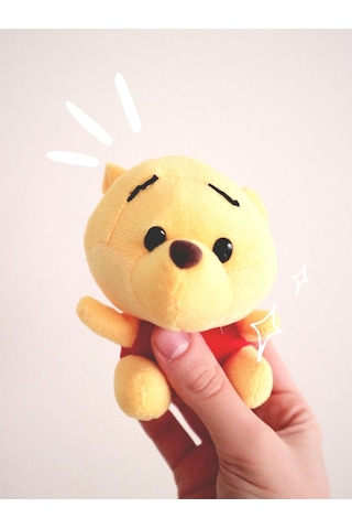Winnie The Pooh Peluş Ayı Anahtarlık Çanta Aksesuarı - 15 Cm
