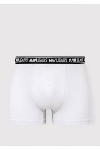 Mavi - Beyaz Basic Boxer 0911082-620 Beyaz