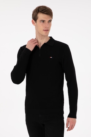 U.s. Polo Assn. Erkek Siyah Kazak /triko 50298266-vr046 Siyah