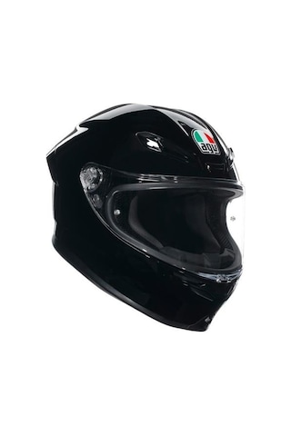 Agv K6 S Black Mono Kapalı Kask Siyah