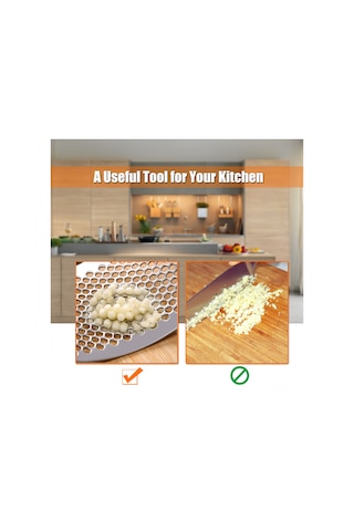 Shineyee Stainless Steel Zeytin Pressü, Kolay Kullanım, Dayanıklı, Mutfak Aleti, Sarımsak Ezici, El İyiliği Olmadan, Hızlı Ve Temiz Siyah