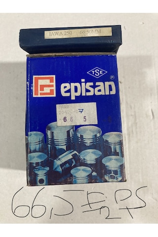 Jawa 250 66,5 Piston Sekman Seti Episan Marka Jawa 250 66,5 Piston Sekman Seti Episan Marka