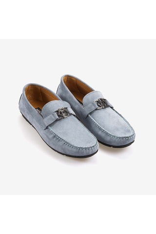 Mocassini Tokalı Erkek Loafer M584 Buz Suet