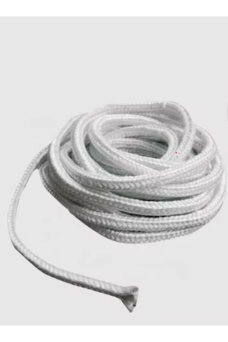 Soba /cam Elyaf/ Fiberglass/ Isıya Dayanıklı Fitil 4 Metre 6mm Soba-şomine Fitili
