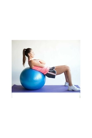 Plates Topu 55cm Pompa Mavi