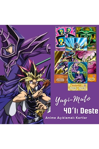 Yu-gi-oh Yugi Muto 40'lı Anime Deste