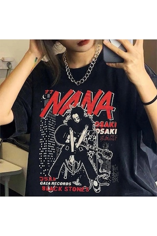 Tarzsokak Black Stones - Nana Osaki Guitar Siyah Unisex Siyah