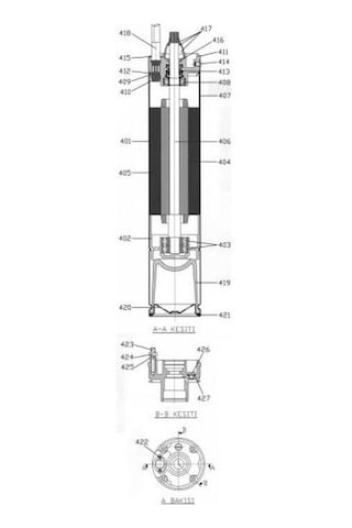 3X220 3Hp Impo Solar Motor