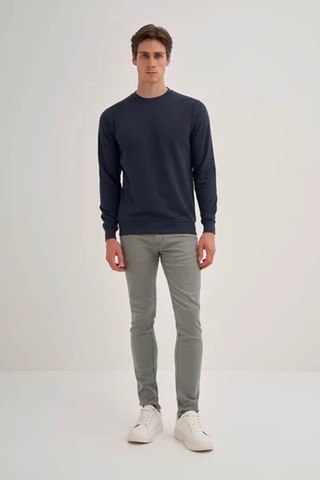 Cazador Slim Fit Lacivert Erkek Sweatshirt 56100