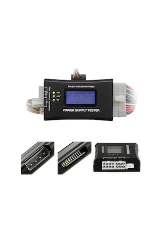Powersupply Tester Bilgisayar Dijital Güç Kaynağı Test Cihazı