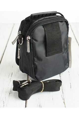 Çok Gözlü Küçük Boy El Ve Omuz Askılı Siyah Su Geçirmez Çanta 3450 Siyah