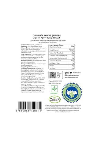 TheLifeCo Doğal Şeker Alternatifleri Paketi (Hindistan Cevizi Şekeri - Agave Şurubu 330 G)