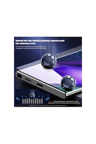 Samsung Uyumlu Xcover 7 Pro Antibakteriyel Kırılmaz Özel Kesim Hydrogel Film