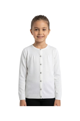 Kız Çocuk Triko Hırka Bgl-st05278 Ekru