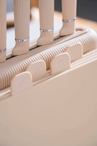 Cooper 10 Parça Standlı Kesme Tahtası Ve Bıçak Seti Diğer