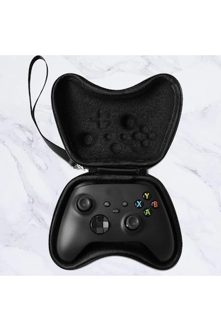 Elmpaly Xbox One X/s Kontrol Kılıfı Sert Eva Korumalı Siyah Oyun Severler İçin