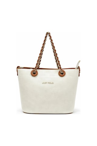 Just Polo Çapraz Askılı Kadın Çantası Beyaz-taba 6054 Beyaz