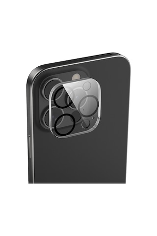 İphone Uyumlu 16 Pro Max Raptic Glass Serisi Kamera Lens Koruyucu Şeffaf