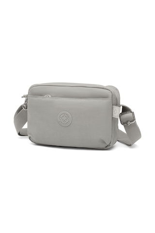 Smart Bags Günlük Küçük Boy Su Geçirmez Hafif Krınkıl Kumaş Kadın Omuz Çantası Buz Gri