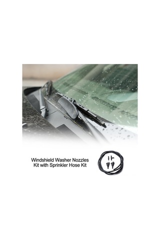 Pazly Yıkama Seti Sağlar Nozulu Net Metre İçin Hortumlu Görüş Geeroyoo Chrysler/dodge/jeep/ram Cam Bağlantılı 2 2 - Rm