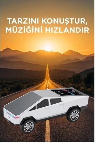 Bfs D68 Cyber Model Araba Tasarımlı Bluetooth Hoparlör 15w Güçlü Ses Rgb Led /tws/usb Beyaz