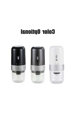 Ulzyvf Taşınabilir Usb Şarjlı Kahve Değirmeni - 200ml, 13w, Seyahat & Ofis İçin Siyah Siyah