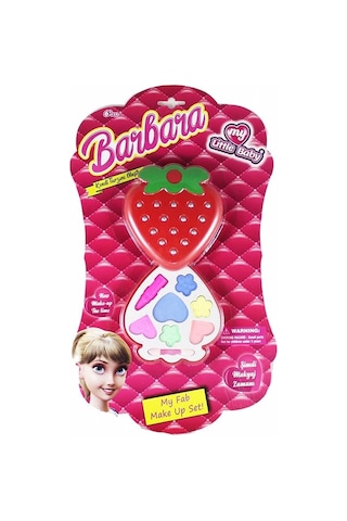 Limon Barbara My Lıttle Baby Çilek Kartela Tekli Makyaj Seti Lmn 065