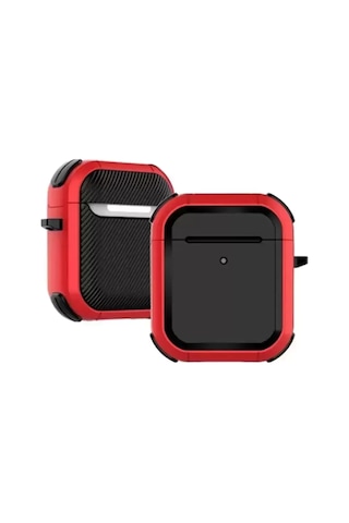 Newface Apple Airpods uyumlu2 2.nesil Tank Kılıf - Kırmızı Çok Renkli