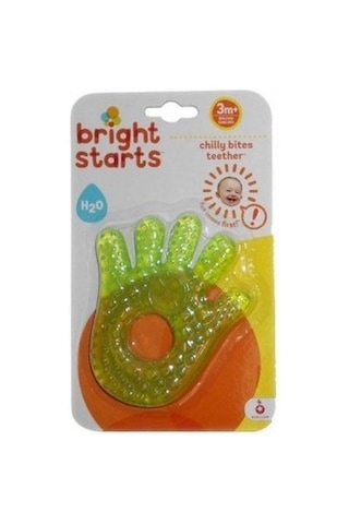 Bright Starts El Şeklinde Sulu Dişlik - Yeşil