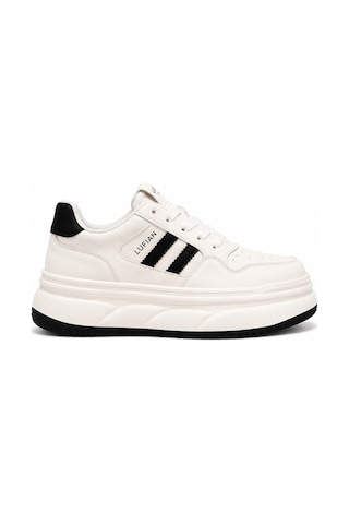 Lufian 121230065 Elora Yüksek Taban Ultra Hafif Kadın Sneaker Ayakkabı Siyah